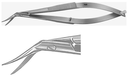 AE-OC491R, CASTROVIEJO 	EYE SCISSORS 	 	110 mm, 4 3/8" 