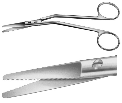 AE-OK370R, FOMON 	NASAL SCISSORS 	 	145 mm, 5 3/4" 