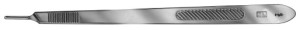 AE-BB075R, SCALPEL HANDLE, FITTING NO.3L FOR BLADES 10-15 and 40, 42, 210 mm, 8 1/4