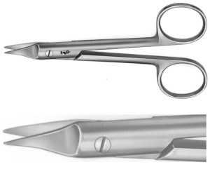 AE-BC521R, SYSTRUNK, NAIL SPLITTING SCISSORS, FOR INGROWN TOENAILS 130 mm, 5 1/8"