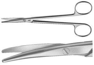 AE-BC606R, METZENBAUM DISSECTING SCISSORS CURVED 180 mm, 7"