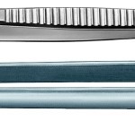 AE-FB409R, DE BAKEY ATRAUMATA DISSECTING FORCEPS 3,5MM WIDE 350 mm, 14"