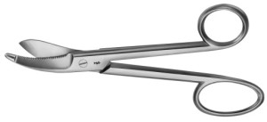 AE-LX558R, PLASTER SCISSORS ALSO TO BE USED AS BANDAGE SCISSORS 235 mm, 9 1/4"