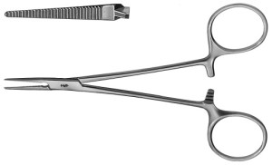 AE-BH110R, HALSTED-MOSQUITO ARTERY FORCEPS STRAIGHT 125 mm, 5"