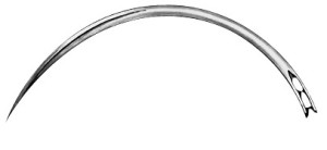 AE-BL069N, NEEDLE FIG. 9, ROUND BODY, 1,00 x 42 MM, PAK = PACKAGE OF 12 PIECES