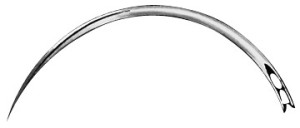 AE-BL110N, NEEDLE FIG. 10, CUTTING TO THE INNER SIDE, 0,90 x 38 MM, PAK = PACKAGE OF 12 PIECES