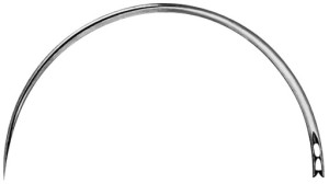 AE-BL161N, NEEDLE FIG. 1, ROUND BODY, 1,40 x 80 MM, PAK = PACKAGE OF 12 PIECES