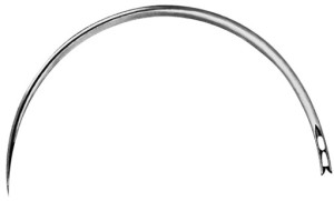 AE-BL202N, NEEDLE FIG. 2, CUTTING TO THE INNER SIDE, 1,40 x 73 MM, PAK = PACKAGE OF 12 PIECES