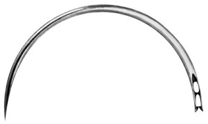 AE-BL206N, NEEDLE FIG. 6, CUTTING TO THE INNER SIDE, 1,10 x 54 MM, PAK = PACKAGE OF 12 PIECES