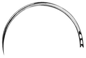 AE-BL209N, NEEDLE FIG. 9, CUTTING TO THE INNER SIDE, 1,00 x 42 MM, PAK = PACKAGE OF 12 PIECES