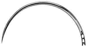 AE-BL253N, NEEDLE FIG. 3, CUTTING TO THE INNER SIDE, 1,40 x 52 MM, PAK = PACKAGE OF 12 PIECES