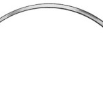 AE-BL541N, NEEDLE FIG. 1, ROUND BODY, 0,70 x 52 MM, INTESTINAL NEEDLE