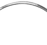 AE-BL543N, NEEDLE FIG. 3, ROUND BODY, 0,60 x 36 MM, INTESTINAL NEEDLE