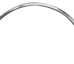 AE-BL544N, NEEDLE FIG. 4, ROUND BODY, 0,60 x 30 MM, INTESTINAL NEEDLE