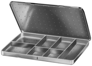 AE-BL941R, NEEDLE CASE with 7 compartments 150 x 90 x 10 mm