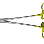AE-BM013R, BABY-CRILE-WOOD DUROGRIP NEEDLEHOLDER RECOMMENDED FOR SUTURE MATERIAL 4/0 - 6/0 150 mm, 6"