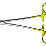 AE-BM015R, BAUMGARTNER DUROGRIP NEEDLEHOLDER RECOMMENDED FOR SUTURE MATERIAL UP TO 3/0 145 mm, 5 3/4"