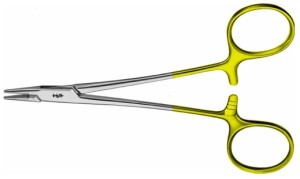 AE-BM024R, WEBSTER DUROGRIP NEEDLEHOLDER RECOMMENDED FOR SUTURE MATERIAL 4/0 - 6/0 125 mm, 5"