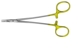 AE-BM054R, RYDER DUROGRIP NEEDLEHOLDER VERY DELICATE, RECOMMENDED FOR SUTURE MATERIAL 6/0 - 10/0 135 mm, 5 1/4"