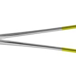 AE-BM081R, HEANEY DUROGRIP NEEDLEHOLDER CURVED, RECOMMENDED FOR SUTURE MATERIAL UP TO 3/0 200 mm, 8"