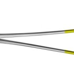 AE-BM082R, DUROGRIP NEEDLEHOLDER S-SHAPE, RECOMMENDED FOR SUTURE MATERIAL UP TO 3/0 215 mm, 8 1/2"