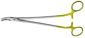 AE-BM082R, DUROGRIP NEEDLEHOLDER S-SHAPE, RECOMMENDED FOR SUTURE MATERIAL UP TO 3/0 215 mm, 8 1/2"