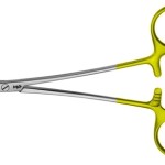 AE-BM127R, DUROGRIP NEEDLEHOLDER with scissors 125 mm, 5"