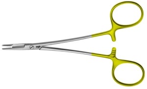 AE-BM127R, DUROGRIP NEEDLEHOLDER with scissors 125 mm, 5"