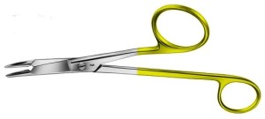 AE-BM129R, GILLIES DUROGRIP NEEDLEHOLDER with scissors 160 mm, 6 1/4"