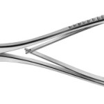 AE-BM178R, AESCULAP DUROGRIP NEEDLEHOLDER RECOMMENDED FOR SUTURE MATERIAL UP TO 3/0 200 mm, 8"