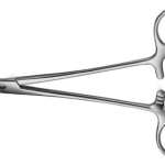 AE-BM201R, HALSEY NEEDLE HOLDER SMOOTH JAWS 130 mm, 5 1/8"