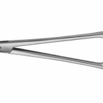 AE-BM220R, CRILE- WOOD NEEDLE HOLDER SOLID PATTERN 160 mm, 6 1/4"