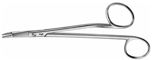 AE-BM298R, GILLIES NEEDLE HOLDER with scissors 150 mm, 6"