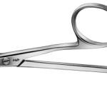 AE-BM299R, GILLIES NEEDLE HOLDER with scissors 160 mm, 6 1/4"