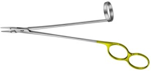 AE-BM310R, REIN-KUPKA DUROGRIP NEEDLE HOLDER ERGONOMIC HANDLE, WITHOUT LOCK, RECOMMENDED FOR SUTURE MATERIAL 6/0 - 10/0 190 mm, 7 1/2"
