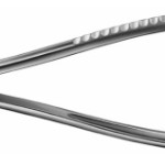AE-BM510R, TÖNNIS NEEDLE HOLDER ELASTIC PATTERN, FOR DURA- OR INTESTINAL SUTURE 180 mm, 7"