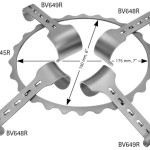 AE-BV648R, DENNIS-BROWNE ABDOMINAL RETRACTOR 2 BLADES ONLY, 40 x 30 MM