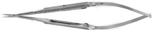AE-FD242R, MICRO NEEDLE HOLDER WITH CATCH, STRAIGHT 150 mm, 6"