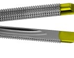 AE-FM526R, DIADUST MICRO NEEDLE HOLDER ROUND HANDLE, WITHOUT CATCH, RECOMMENDED FOR SUTURE MATERIAL 7/0 AND SMALLER 185 mm, 7 1/4"
