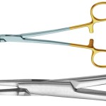 AE-MB606R, DUROGRIP FRENCH EYE NEEDLE HOLDER JAW SERR 160 mm, 6 1/4"