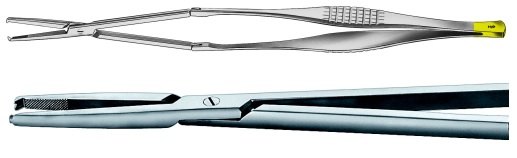 AE-BD185R, DUROTIP SUTURE FORCEPS  	300 mm, 12" 