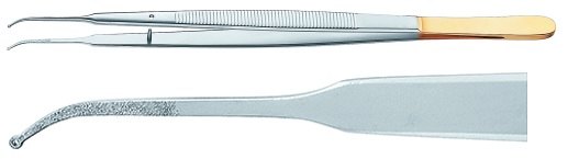 AE-BD193R, GERALD 	DIADUST FORCEPS 	CURVED 	180 mm, 7" 