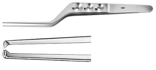 AE-BD837R, YASARGIL 	MIKROFORM FORCEPS 	1X2 TEETH 	180 mm, 7" 