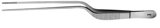 AE-BD880R, JANSEN 	DISSECTING FORCEPS 	BAYONET SHAPED 	160 mm, 6 1/4" 