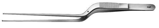 AE-BD886R, TISSUE FORCEPS 	BAYONET SHAPED, 1X2 TEETH 	200 mm, 8" 