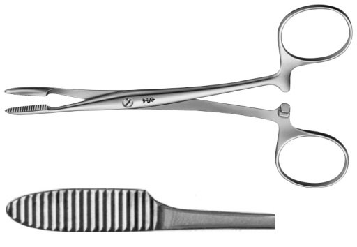 AE-BH312R, PEAN 	ARTERY FORCEPS 	STRAIGHT 	125 mm, 5"