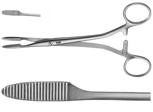 AE-BH318R, PEAN 	ARTERY FORCEPS 	STRAIGHT 	185 mm, 7 1/4"