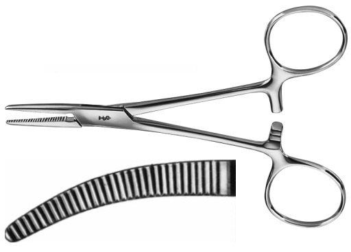 AE-BH335R, SPENCER- WELLS 	ARTERY FORCEPS 	CURVED 	150 mm, 6" 