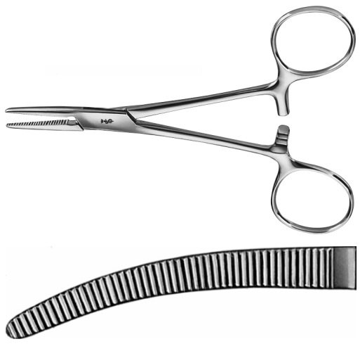 AE-BH339R, SPENCER- WELLS 	ARTERY FORCEPS 	CURVED 	200 mm, 8" 