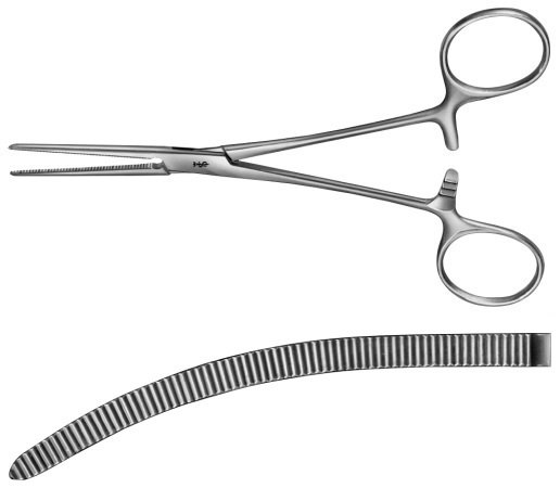 AE-BH473R, PEAN 	ARTERY FORCEPS 	CURVED 	260 mm, 10 1/4"